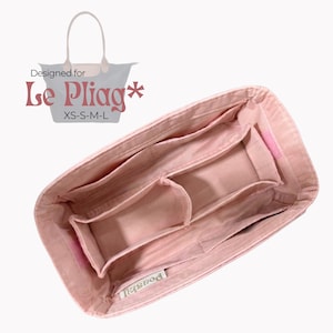 Poushy Wasserdichter Nylon Mittelbeutel / Premium Stoffeinsatz für Le Pliag* Tote Liner Schutz Bag Shaper