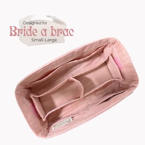 Poushy Waterproof Nylon Organizer fits Bride a Brac / Premium Fabric Insert for Small Bride a Brace Large Liner Protector Bag Shaper