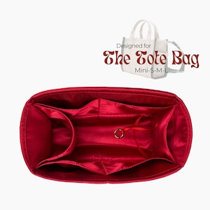 Organizer di lusso in seta Poushy adatto per la borsa tote / Inserto in tessuto di seta di alta qualità per la fodera protettiva della borsa da viaggio, portachiavi morbido al tatto