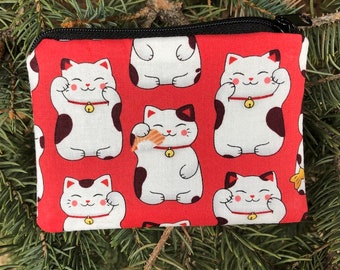 cat lover gift Cardcash pouch credit card pouch cat card pouch cat cardcash pouch cat coin pouch cat mom gift