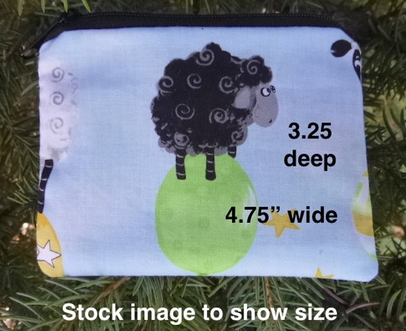 The Raven stitch marker pouch Irish coin purse Fancy Clover credit card case gift card pouch