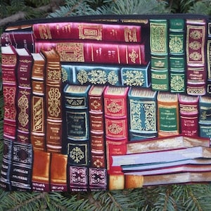 Books Mah Jongg card and coin purse, Classic Books, The Slide