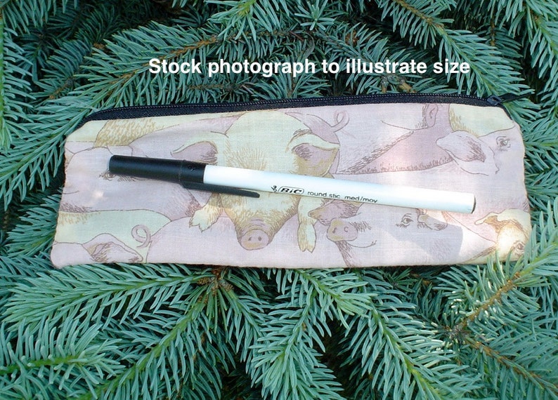 Border collie pencil case pen and pencil case crochet hook pouch zippered pencil case The Scribe
