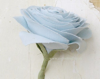 4th or 12th Wedding Anniversary Blue Rose, Everlasting Flower for Her,  Wife. Gift for Couple, Vase not included