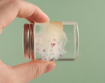 Fried Egg Jellyfish Specimen, Glass Jar Jellyfish, Wet Specimen, Real Biological Specimen, Educational Display, Gift For Ocean Lovers