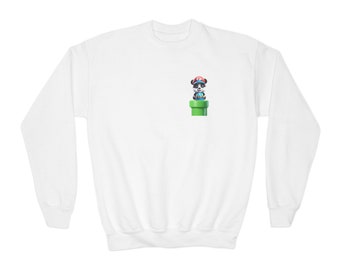 Super Panda Bro Youth Crewneck Sweatshirt