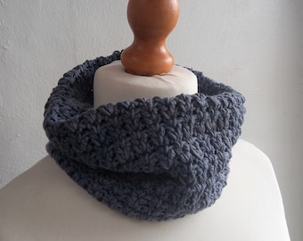 Häkelanleitung - Starling Cowl - Cotton Aran Cowl Schal - PDF Instant Download