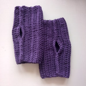 Crochet Pattern - Thumbless Mittens - Fingerless Gloves - Instant Download - PDF