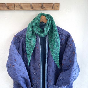 Crochet Pattern - Damselfly Scarf - Linen Cotton DK - Instant Download PDF