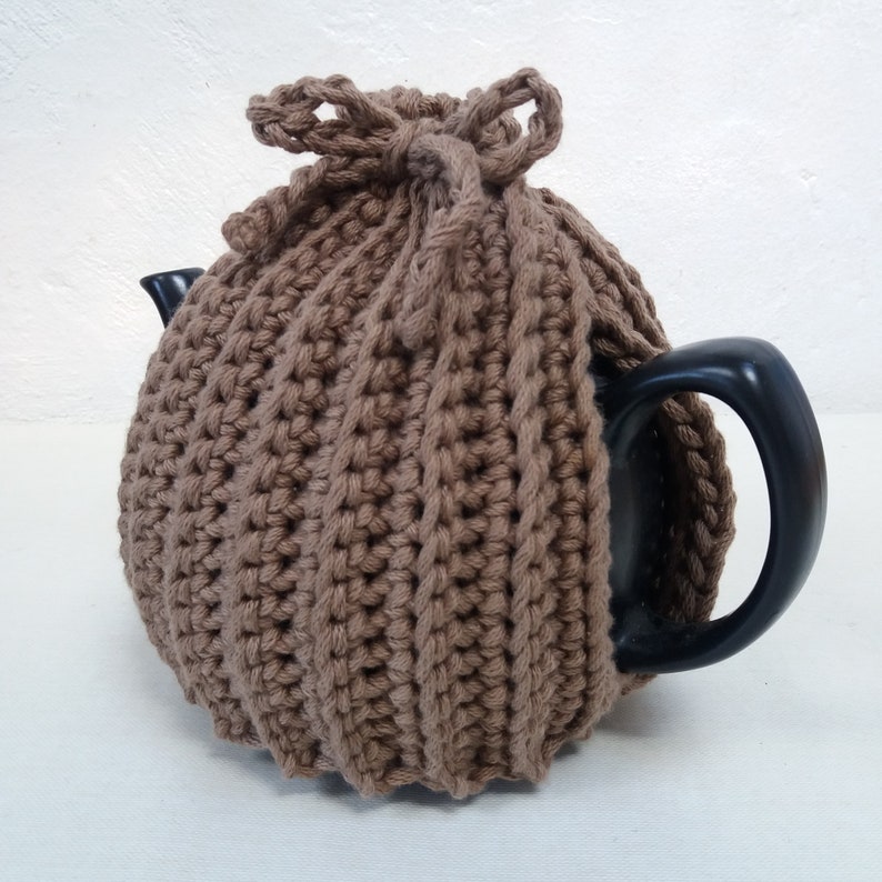Crochet Pattern Super Chunky Tea Cosy Cotton Vegan - Etsy