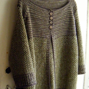 Crochet Pattern Sedimentary Cardigan Sweater for Women DK Instant Download PDF image 8