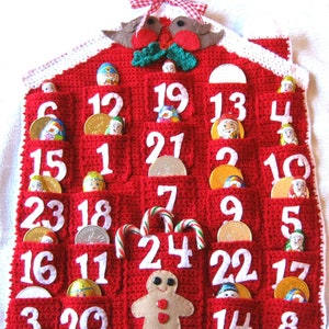 Häkelanleitung für Adventskalender Weihnachten Feiertage PDF Instant Download