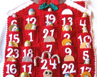 Crochet Pattern for ADVENT CALENDAR Christmas Holidays PDF Instant Download