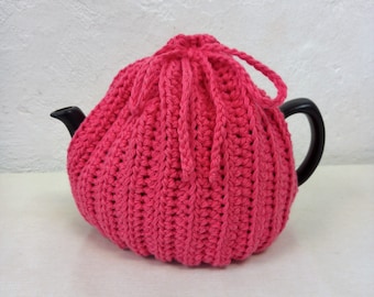 Tea Cosy Zweireihig - Häkelanleitung - Reine Baumwolle - PDF - Sofort Download