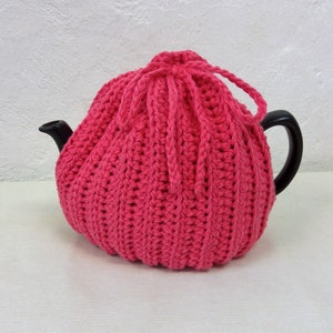Two-Strand Tea Cosy Crochet Pattern Pure Cotton PDF Instant Download image 2