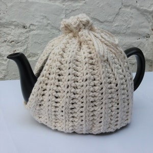 Two-Strand Tea Cosy Crochet Pattern Pure Cotton PDF Instant Download image 5