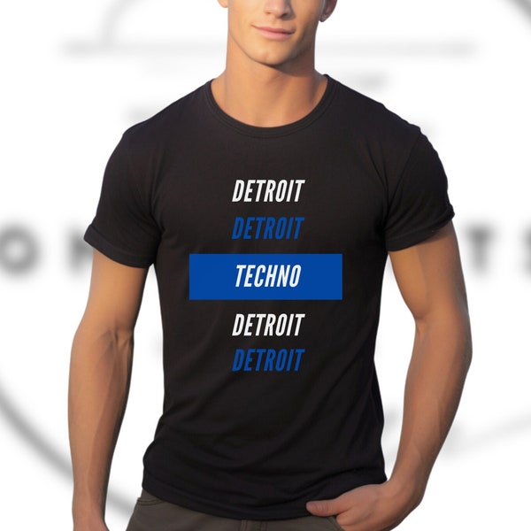 Detroit Techno Underground Nostalgic Club Vintage Street Michigan EDM Electronic Tech House Dance Music Rave 90s Casual Urban Unisex T Shirt