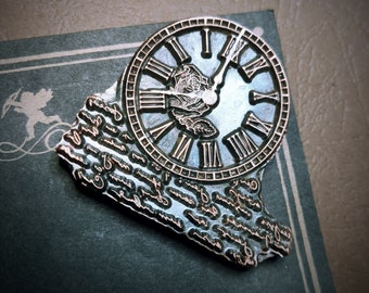 sello de cuero "El reloj del destino"