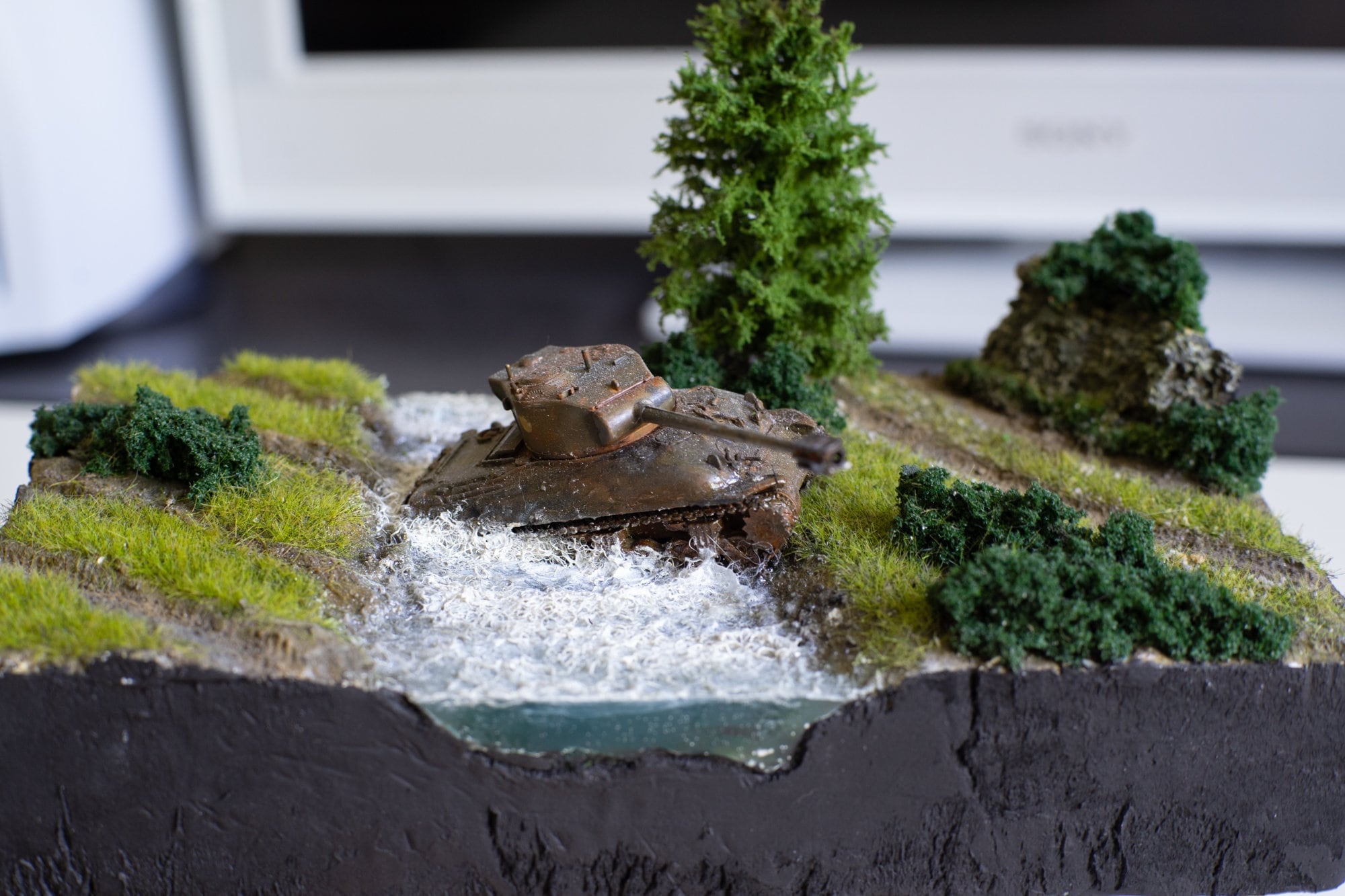 Diorama French M4 1/72 Tank on the Border of France and Italy - Etsy