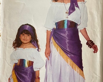 Butterick 4653 for Halloween costume in adult?child sizes