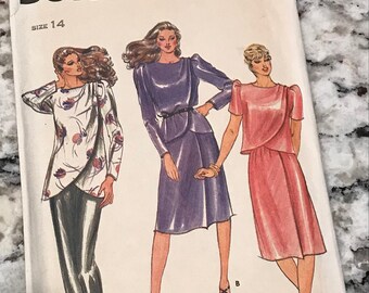 Vintage Butterick sewing pattern 3513 in Ladies' size 14