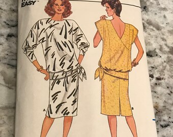 Vintage Butterick "Fast & Easy" pattern 3874 in sizes 14,16,18