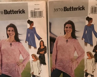 Butterick Sewing Pattern 3970 in sizes XS-M and L-XL