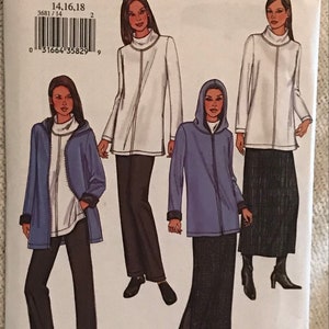 Butterick sewing pattern 3681 in sizes 14,16,18 image 1