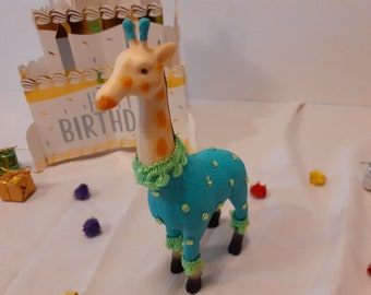 Party Animal Giraffe cake topper decoration