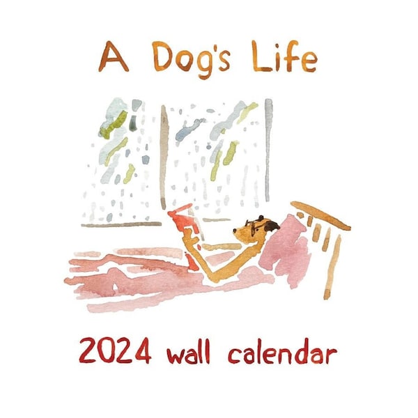 A Dog's Life 2024 Wall Calendar