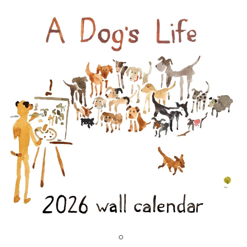 Dog 2026 Wall Calendar - Etsy Canada