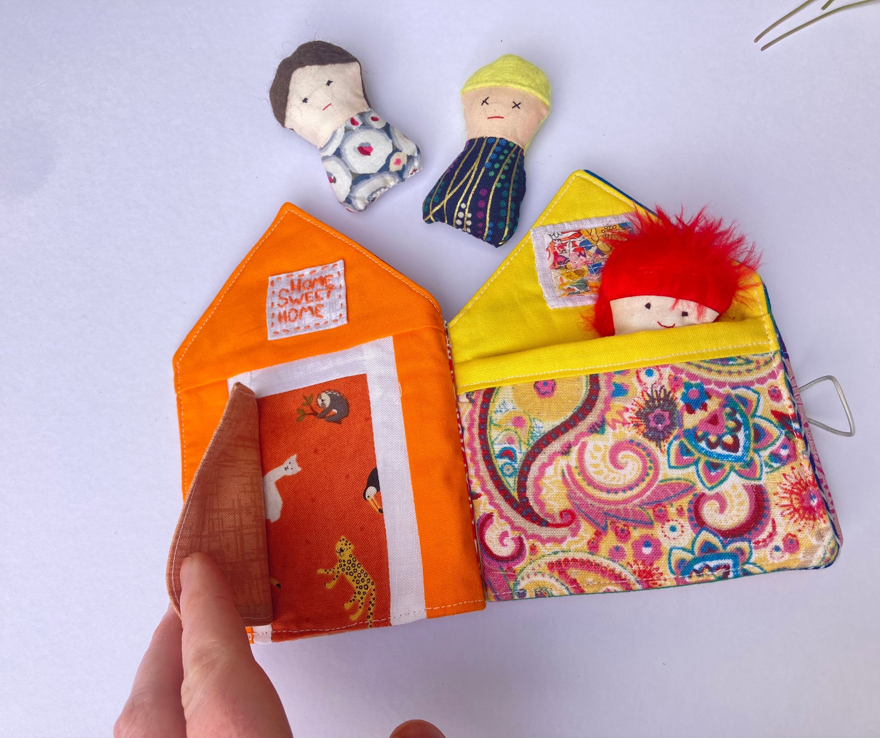 The Tiny House Book a DIY Quiet Book Sewing Pattern a Digital | Etsy