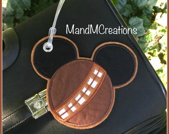 Boutique Chew man Star Wars  Travel Luggage Tag **MDCT** -- You can personalize your tag or use it as an identifier