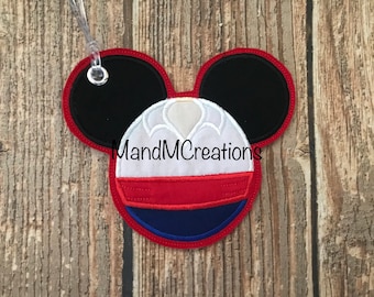 Boutique Custom Prince Eric  Mouse Head Travel Luggage Tag **MDCT** -- You can personalize your tag or use it as an identifier