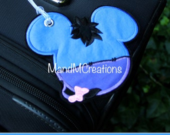 Boutique Custom Eeyour Mouse Head Travel Luggage Tag **MDCT** -- You can personalize your tag or use it as an identifier