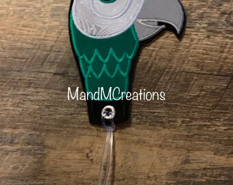 Boutique Custom  Mary Pop Parrot Travel Luggage Tag **MDCT** -- You can personalize your tag or use it as an identifier