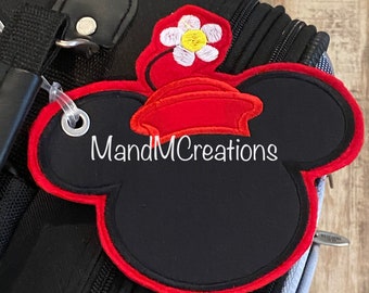 Boutique Vintage Minnie Travel Luggage Tag **MDCT** -- You can personalize your tag or use it as an identifier