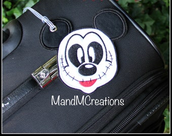 Boutique Custom Jack 2 Mouse  Mickey  Head Travel Luggage Tag **MDCT** -- You can personalize your tag or use it as an identifier