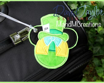 Boutique Mad Hatter Travel Luggage Tag **MDCT** -- You can personalize your tag or use it as an identifier