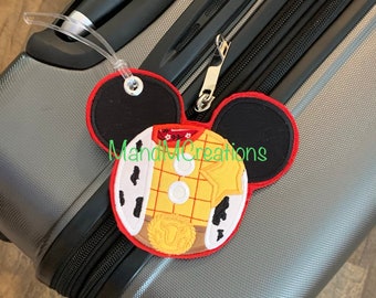 Boutique Custom Woody Travel Luggage Tag **MDCT** -- You can personalize your tag or use it as an identifier