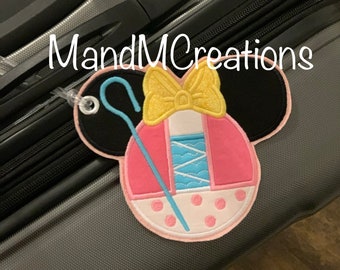 Boutique Custom Bo Peep   Travel Luggage Tag **MDCT** -- You can personalize your tag or use it as an identifier