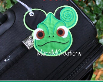 Boutique Custom Pascal  Mouse Head Travel Luggage Tag **MDCT** -- You can personalize your tag or use it as an identifier