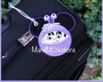 Boutique Boo Monsters Inc  Travel Luggage Tag **MDCT** -- You can personalize your tag or use it as an identifier