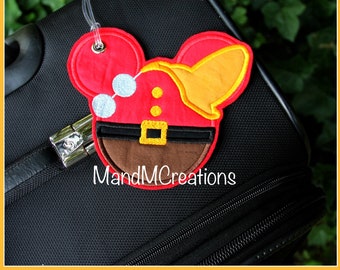 Boutique Custom Doc Drawf Mouse Head Travel Luggage Tag **MDCT** -- You can personalize your tag or use it as an identifier