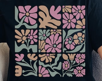 Organic Cotton Floral Print Tee: Eco-Friendly Spring Top