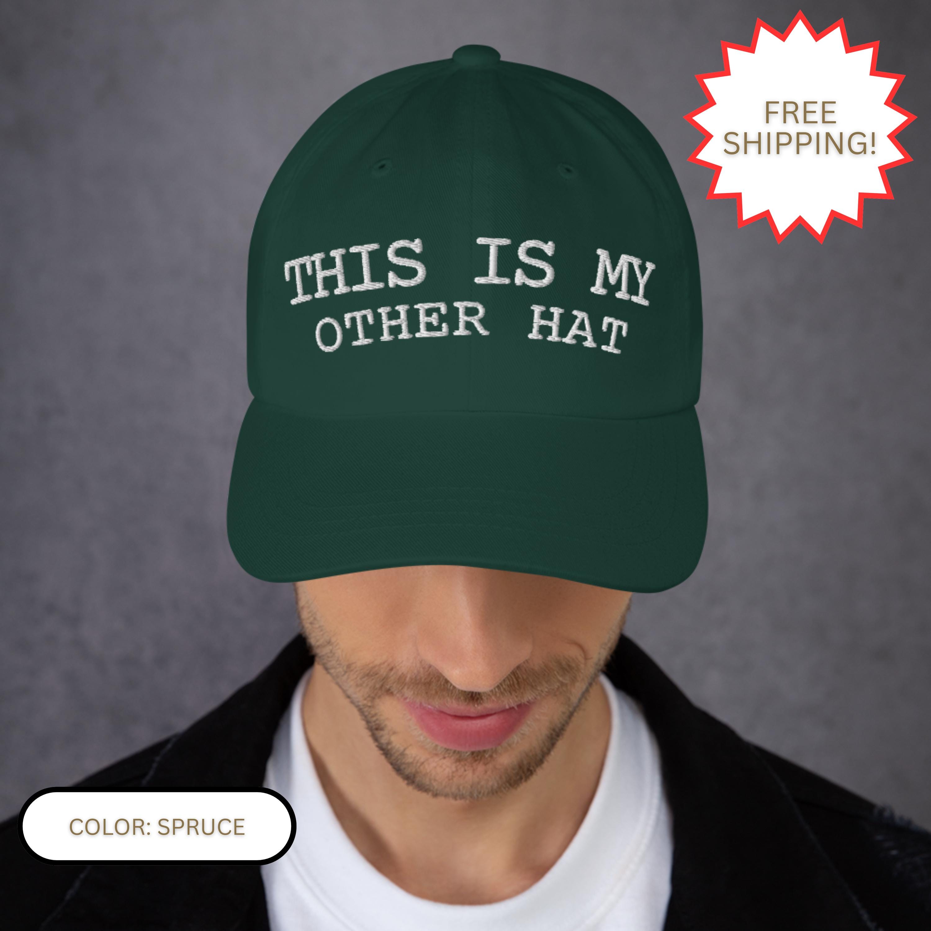 Funny Dad Hat, Unisex Cotton Baseball Cap, Adjustable Travel Hat My Dad Will Kill You Hat Funny Protective Dad Meme Baseball  main image 2