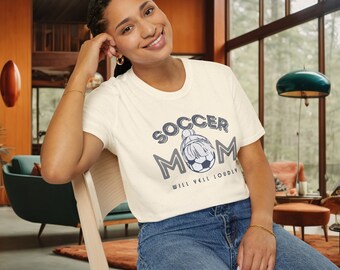 Soccer Mom T-Shirt: Funny Unisex Tee for Soccer Fans