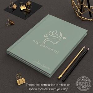 Elegant Hardcover Journal: Matte Laminated Cover, Perforated Pages