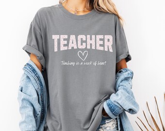 Teacher Appreciation T-Shirt: Ethically Harvested US Cotton Educator Gift