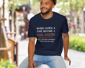 Lustiges Papa Witz T-Shirt: Vatertagsgeschenk, Humorvolles Grafik Tee